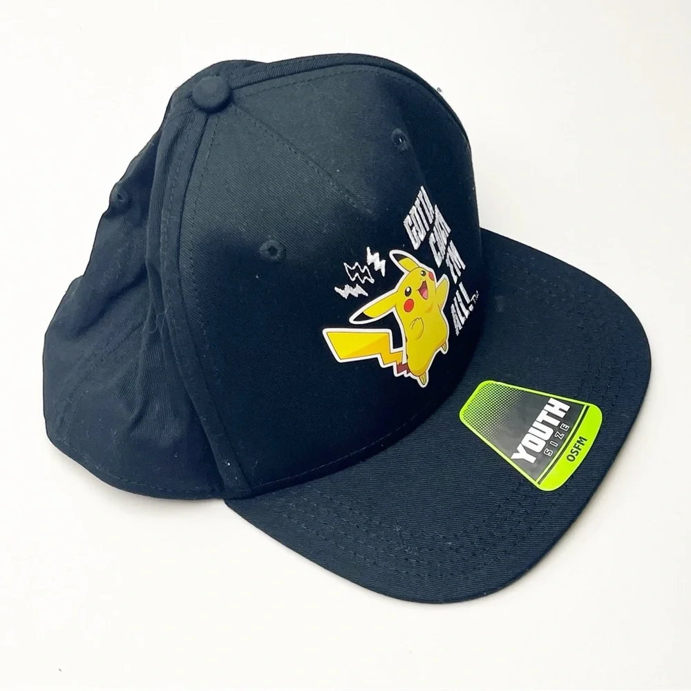 POKEMON Gotta Catch Em All Pikachu Pokémon Snap Back Baseball Cap Youth Size